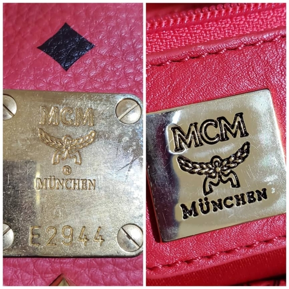 Authentic MCM Visetos Sprinkle Stud Large Backpack - Picture 2 of 11